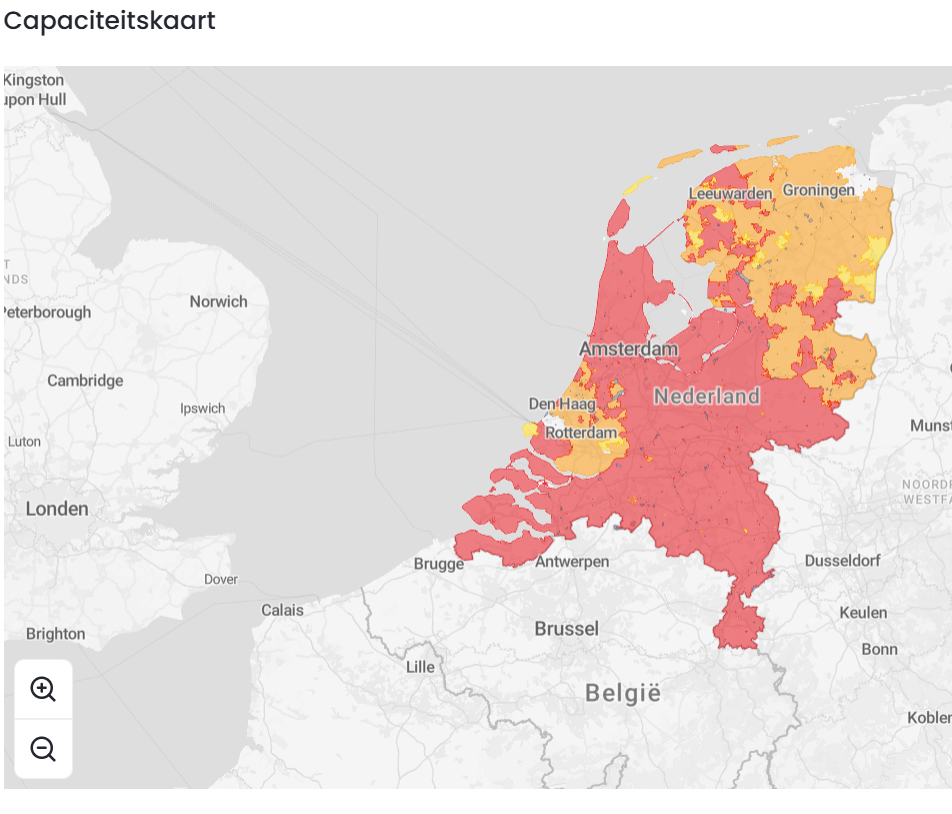 capaciteitskaart elektriciteitsnet 